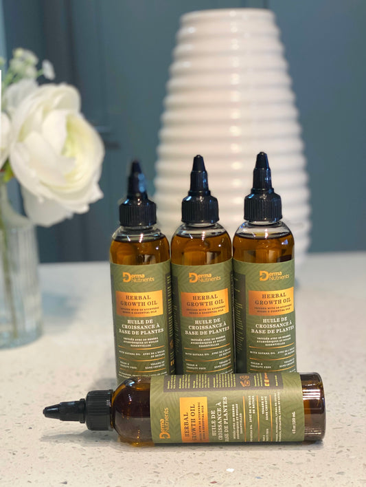 Herbal Miracle Growth Oil with Batana Oil (infused with 30 Ayurvedic Herbs & Essential Oils)